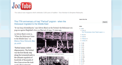 Desktop Screenshot of jewtube.info